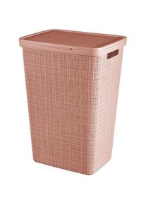 curver Kôš na špinavú bielizeň Jute 58 l, ružová