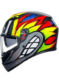 AGV K3 Birdy 2.0, kask integralny , kolor: szary/ż&oacute;łty/czerwony , rozmiar: XL