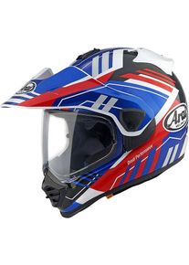 Arai Tour-X5 Trail, capacete de enduro , cor: Branco/Preto/Vermelho/Azul , tamanho: XL