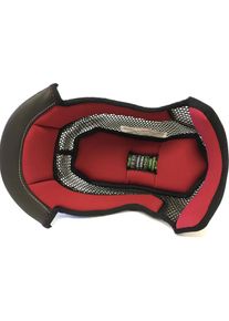 Nolan N70-2, Forro , cor: Preto/Vermelho , tamanho: XXS