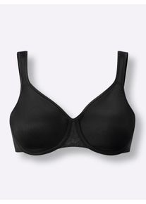 Triumph Damen Minimizer-BH mit Bügel in schwarz ,Größe 75D, Witt, 71% Polyester, 18% Polyamid, 11% Elasthan