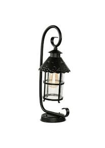 Licht-Erlebnisse Piantana TOURNAI Nero Alluminio fuso Vetro 1x E27 max. 60W LE51626