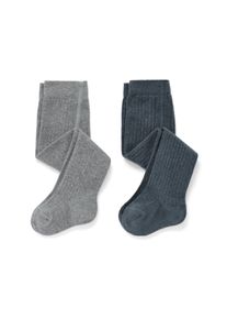 Tchibo - 2 Paar Baby-Strumpfhosen - Unisex - Gr. 86/92 - blau