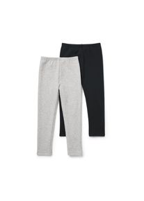 Tchibo - 2 Kinder Thermoleggings mit angerauter Innenseite - Unisex - Gr. 146/152 - schwarz