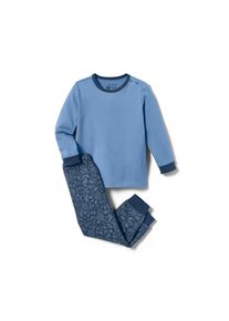 Tchibo - Kleinkinder-Interlock-Pyjama - Unisex - Gr. 98/104 - dunkelblau/print