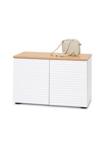Tchibo - Sitzbank mit Stauraum - 71,5x38x46cm - weiß - Holz
