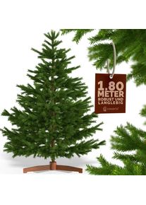 Casaria Árbol artificial XL 180x110cm soporte de madera