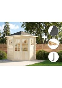 Alpholz ECO Set - Tuinhuisje 5-hoekig model Sunny-A