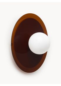 Reflektor ścienny i sufitowy Starling Brązowy Szkło Ø 33 x G 14 cm | Westwing Collection