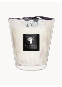Baobab COLLECTION Scented Candle White Pearls (Orchid, Freesia & Musk) White Glass Ø 15 x H 16 cm