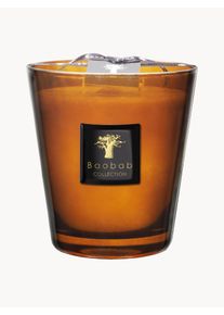 Baobab COLLECTION Scented Candle Prestigieuses (Leather, Vetiver & Musk) Brown Glass Ø 15 x H 16 cm