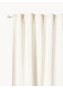 Opaque Multi-Band Curtain Joan, in various sizes White Fabric B 280 x L 300 cm | Westwing Collection
