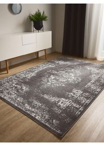 benuta Basic Teppe Sia Grijs 80x150 cm Vintage