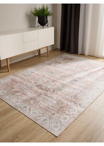 benuta Basic Washable Rug George Rose 140x200 cm - Machine Washable Rug