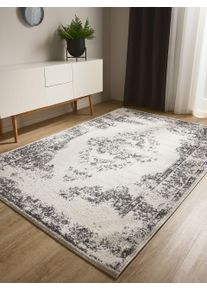 benuta Basic Teppe Sia Cr&egrave;me/Grijs 80x150 cm Vintage