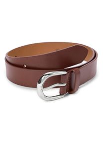 Tchibo - Skórzany pasek - dla pań - rozmiar 105 CM - kolor: brązowy