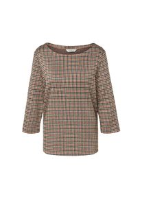 Tchibo - Bluza dresowa z rękawem 3/4 - dla pań - rozmiar S 36/38 - kolor: beżowy/niebieski/żakard