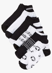 Korta sockor - svart - storlek 35-38 - bonprix