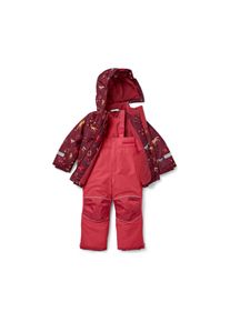 Tchibo - 2-dielna detská zimná súprava - pre dievčatá - veľ. 110/116 - farba: červená/s potlačou