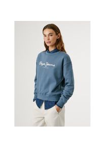 Pepe Jeans, Damen, Sweatshirt &raquo;BADDY&laquo;, mit Rundhalsausschnitt, drill blue, M, drill blue, Sweatshirt BADDY von Pepe Jeans