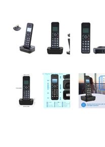 E74D Cordless Telephone Landline Phone Caller Display and Memory for Home Office