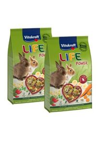 Vitakraft LIFE POWER Lapins nains 2x1,8 kg