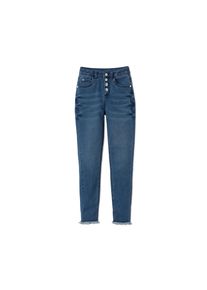 Tchibo - High-Waist-Jeans - M&auml;dchen - Gr. 170/176 - dunkelblau