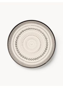 iittala Glas morgenmadstallerken Kastehelmi Beige Glas Ø 17 cm