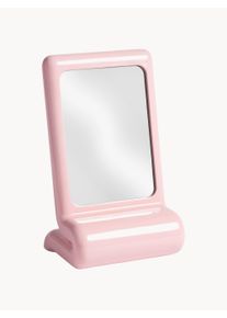 &k Amsterdam Håndlavet Makeupspejl Pisk Rosa Plastik B 15 x H 25 cm