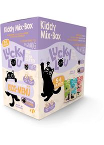 Lucky Lou Lifestage Kitten Kiddy Nassfutter Mixpaket, 6x125g