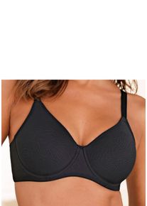 Nuance Damen Minimizer-BH in schwarz ,Größe 90C, Witt, 50% Polyamid, 40% Baumwolle, 10% Elasthan