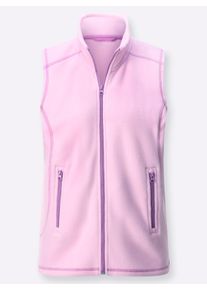 Damen Fleeceweste mit Antipilling-Ausr&uuml;stung in ros&eacute; ,Gr&ouml;&szlig;e 38, WITT, 100% Polyester