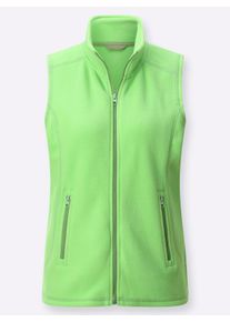 Damen Fleeceweste mit Antipilling-Ausr&uuml;stung in reseda ,Gr&ouml;&szlig;e 48, WITT, 100% Polyester