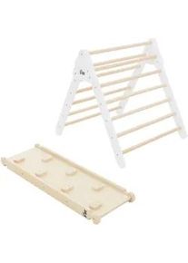 Joyz Kletterbogen mit Rutschbrett , Weiß , Holz , 72x60x94 cm , Spielzeug, Kinderspielzeug, Sonstiges Spielzeug