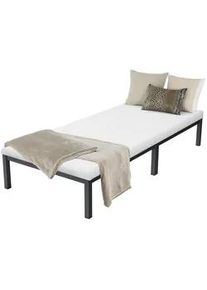 ML-Design Metallbett mit Matratze 200/90 cm , Metall , H3 + H4 , Höhe ca. 10 cm , Rechteckig , 90x200 cm , Schlafzimmer, Betten, Metallbetten