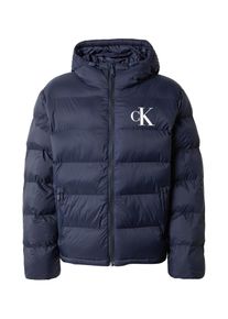 Calvin Klein Jeans M&auml;n Vinterjacka m&ouml;rkbl&aring; / vit Storlek XS