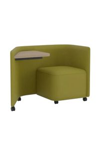 In Out Office BU2266 Panel Lounge chaise avec bureau Andreu World
