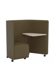 In Out Office BU2267 Panel Lounge chaise avec bureau Andreu World