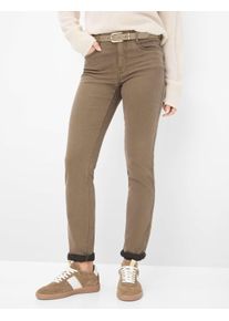 Brax Dames Style MARY CARAMEL, denim lichtbruin,