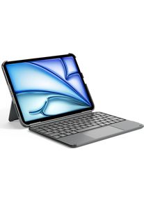 Inateck Keyboard iPad 11" (DE, iPad 2022 (10. Gen)), Tablet Tastatur, Grau