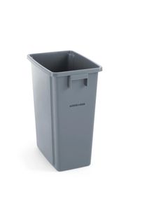 Hendi Contenitore dei rifiuti leggero, AmerBox, 60L, Grigio chiaro, 455x315x(H)580mm