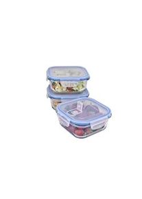 INALSA Fiambrera cuadrada cristal 800cc