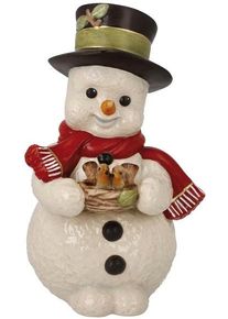 Goebel Schneemann »Weihnachtsfigur - Zwitscherndes Vogelpaar in bunt, Größe B/H/T: 7 cm x 12 cm x 7 cm