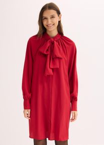 bonprix Blusenkleid mit Schluppenkragen, rot