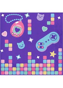 16 Gamer Girls servietter 33cm