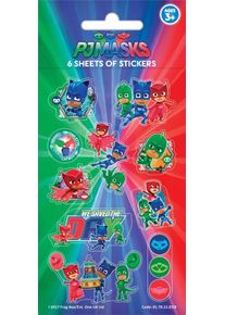 6 klistermærkeark PJ Masks