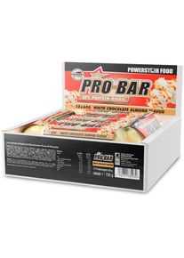 Powerstar Food PRO BAR, 12 × 60 g Riegel, White Chocolate Almond
