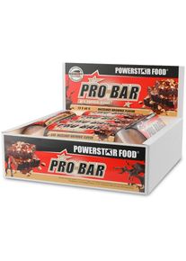 Powerstar Food PRO BAR, 12 × 60 g Riegel, Hazelnut-Brownie