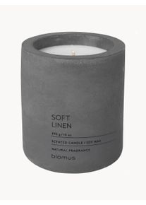 Blomus duftlys -FRAGA- Magnet - Duft: Soft Linen Ø 9 cm Grå Beton B 9 x H 11 cm