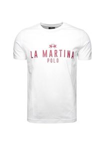 La Martina T-Shirt 'Mar322' Homme blanc taille XXXL